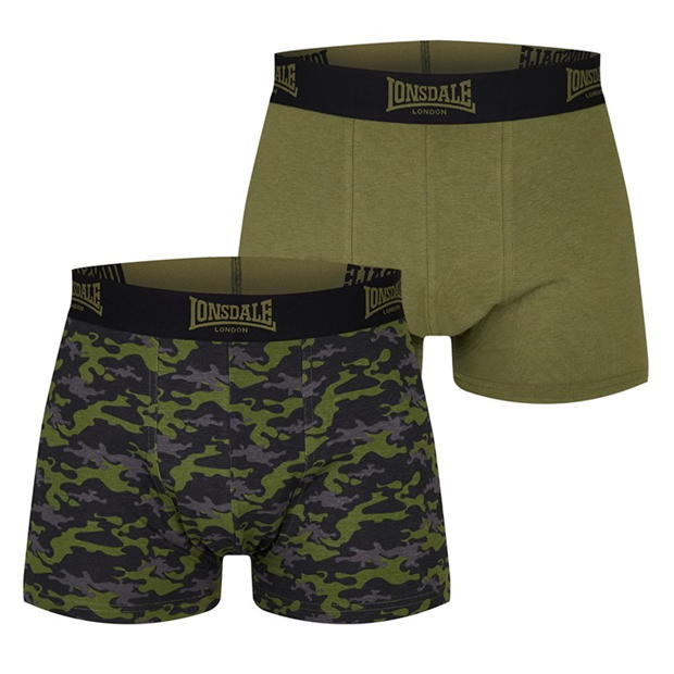  Lonsdale 2 Pack Trunk Mens