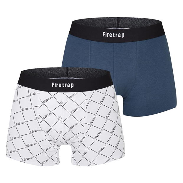 Къс панталон Firetrap 2 Pack Boxer Shorts