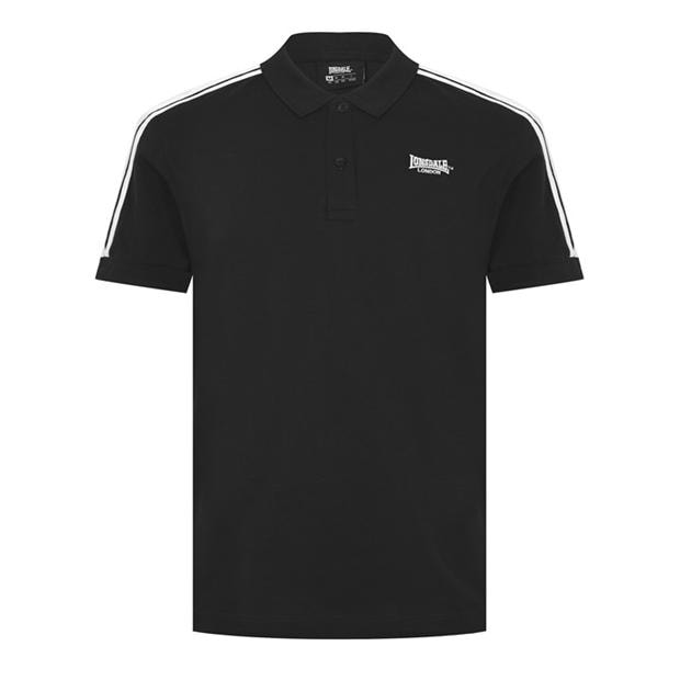 Риза Lonsdale 2 Stripe Short Sleeve Polo Shirt