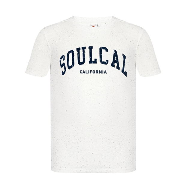 Тениска SoulCal Textured Flecked T Shirt